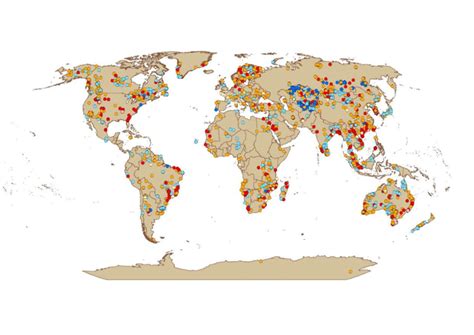 Mapa de las tierras donde se desarrolla la historia de Inuyasha