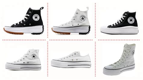 Variedad de modelos de zapatillas Converse