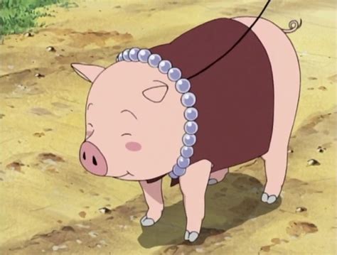 Tonton, el cerdo mascota de Tsunade