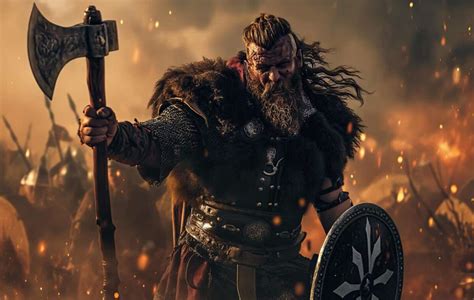 Guerreros Vikingos en Combate