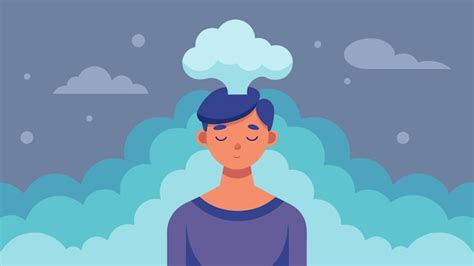 Ilustración conceptual de una mente clara y despejada