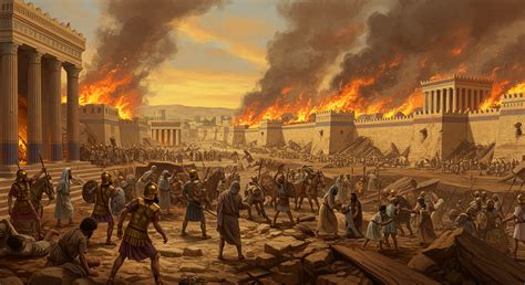 Representación artística de la destrucción del Reino de Danafor