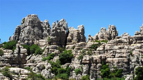 Paisaje natural del Torcal de Antequera