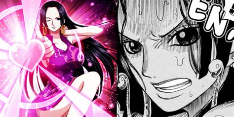 Boa Hancock utilizando su habilidad Mero Mero Mellow