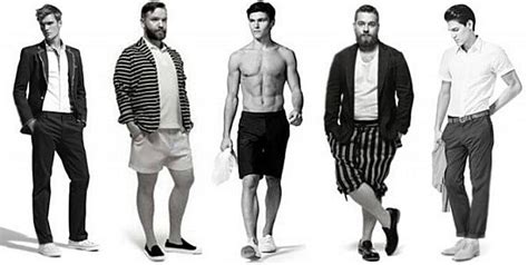 Ilustración de diferentes tipos de hombres dentro de la comunidad gay, incluyendo osos.