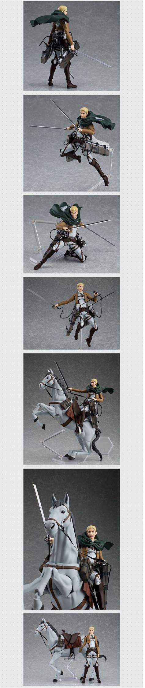 Detalle de los accesorios de la figura de Erwin Smith