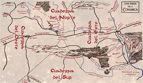 Mapa de la comarca de Malpica
