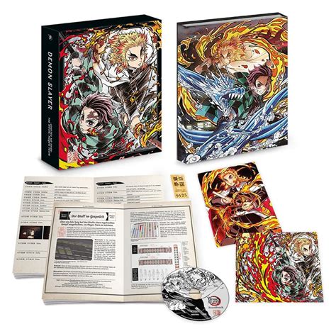 Portada de la edición coleccionista de Demon Slayer: Mugen Train Blu-ray