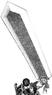 Ilustración de la Matadragones de Guts