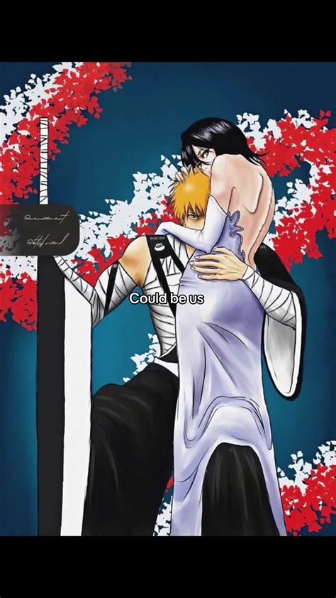 Ilustración de Ichigo y Rukia en un momento emotivo