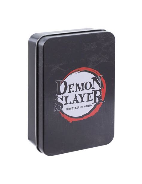 Caja metálica de cartas de Demon Slayer