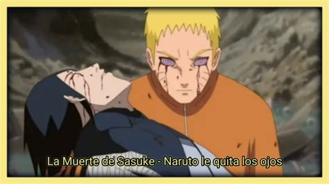 Sasuke Uchiha llorando tras la muerte de Itachi