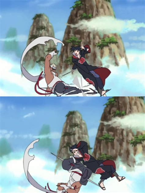 Minato en batalla contra A y Killer B