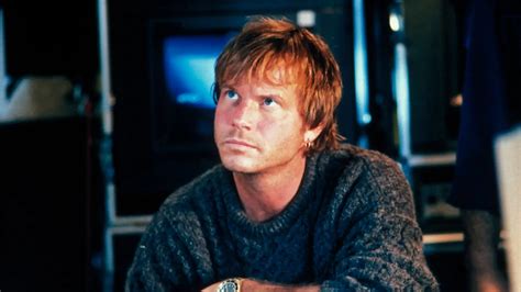 Bill Paxton en el set de Titanic