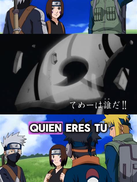El escuadrón de Konoha enfrentándose a Tobi