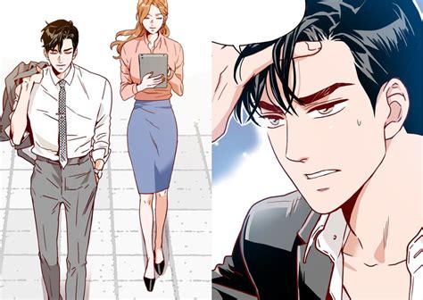 Pareja protagonista del Manhwa ¿Qué le pasa a la Secretaria Kim?