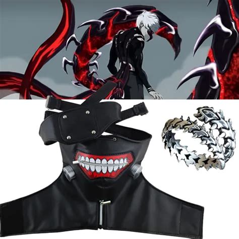 Ken Kaneki con su máscara de cuervo en modo de combate