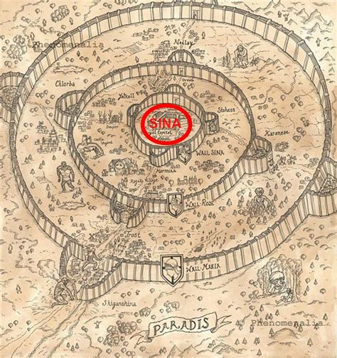 Representación de la Muralla Sina