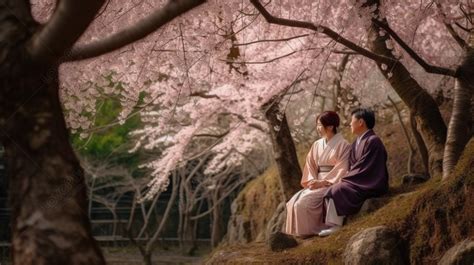 Miembros de Fairy Tail celebrando bajo los cerezos en flor