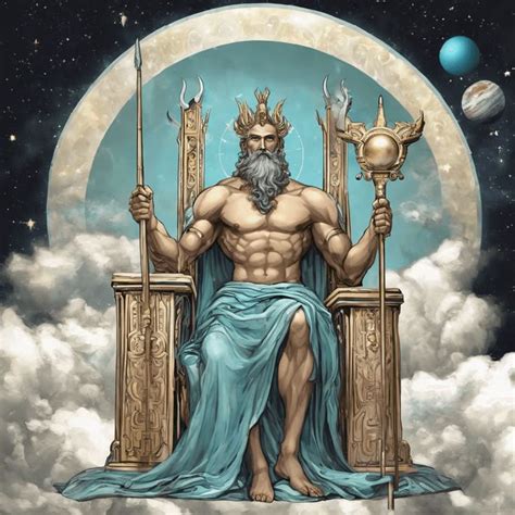 Representación artística del dios griego Urano