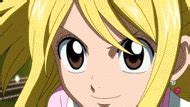 Lucy Heartfilia invocando un espíritu celestial