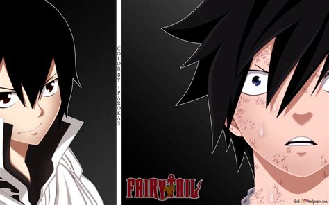 Gray confrontando a Zeref