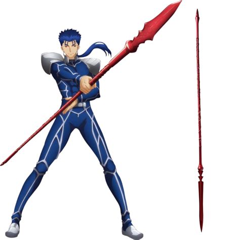 Representación de Cú Chulainn como Lancer