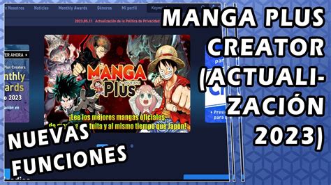 Interfaz de Manga Plus mostrando varios títulos populares