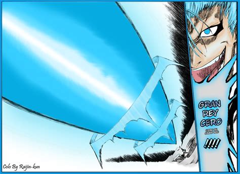 Grimmjow Jaegerjaquez liberando su Gran Rey Cero