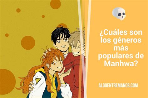 Infografía de géneros populares en Manhwa