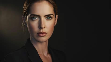 Retrato de Laura Pendleton, una mujer elegante y decidida.