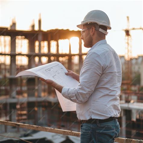 Lloyd supervisando un proyecto de construcción