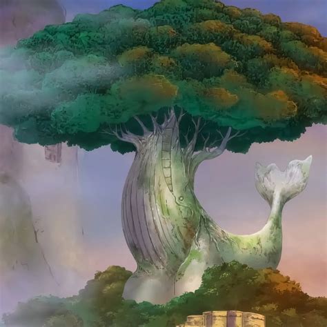 Mapa de Zou y el Gran Árbol de la Ballena