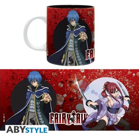 Carátula de Fairy Tail con Erza y Jellal frente a la Torre del Cielo