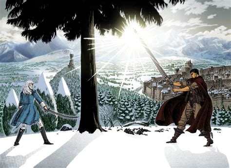 Griffith liderando a la Bandada del Halcón