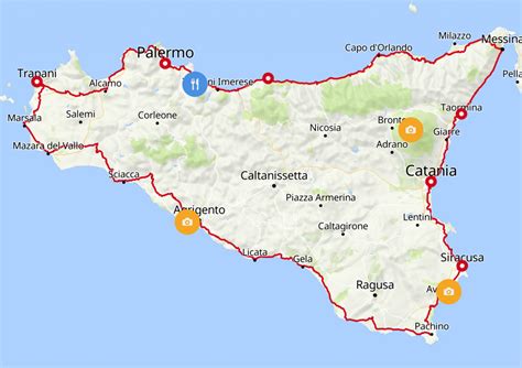 Mapa de la Academia U.A. con puntos de interés