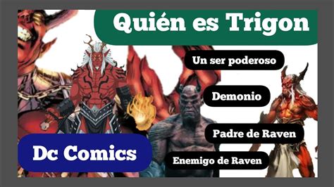 Ilustración de Trigon, el padre demonio de Raven.