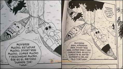 Comparativa de las viñetas del método 'Duende Tortuga' en distintas ediciones