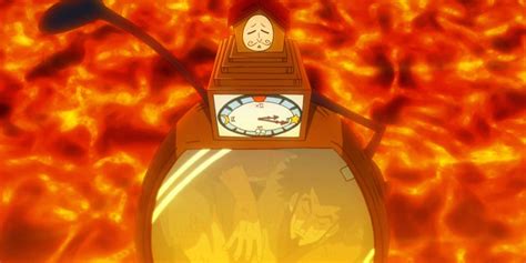 Horologium protegiendo a Lucy