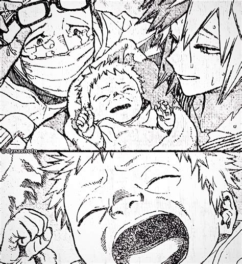 Mitsuki Bakugo discutiendo con su hijo