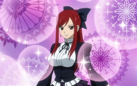 Erza Scarlet con expresión triste