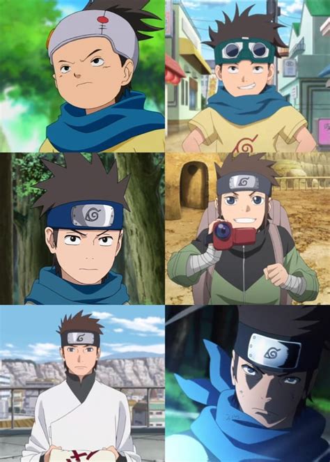 Konohamaru Sarutobi practicando técnicas ninja