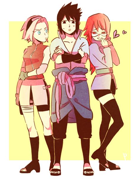 Comparativa de relaciones: Sasuke, Sakura y Karin