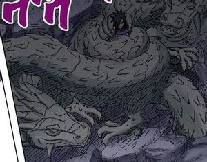 Ilustración del Mokuton: Mokuryū no Jutsu (Dragón de Madera)