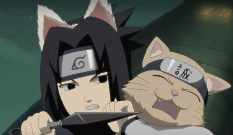 Sasuke como gato negro