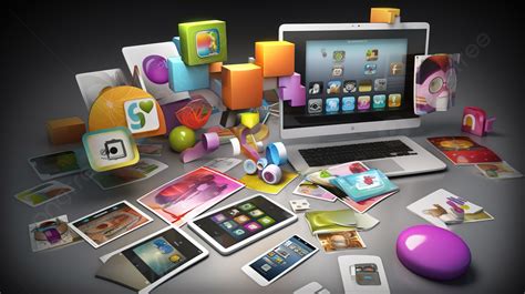 Iconos de dispositivos móviles y de escritorio para visualización de contenido