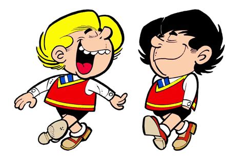 Ilustración de los gemelos Zipi y Zape en diferentes épocas