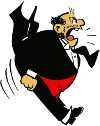 Ilustración de Don Pantuflo Zapatilla y Doña Jaimita Llobregat