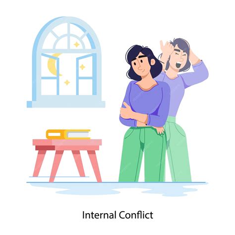 Ilustración de un personaje medieval con expresión de conflicto interno