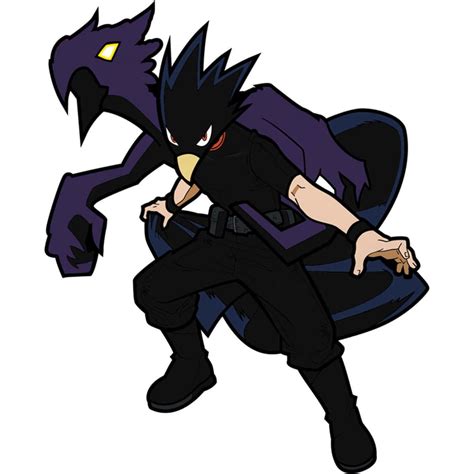 Ilustración de Tokoyami Towa en estilo doujinshi.